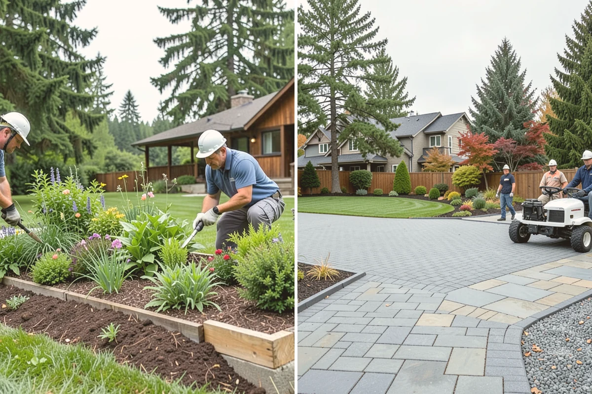 Interlocking Paver Installation in Newcastle, King County, WA - Excavate and grade for load and drainage