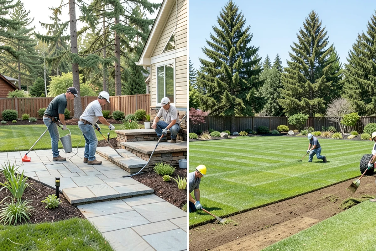Interlocking Paver Installation in Pacific, King County, WA - Excavate and grade for load and drainage