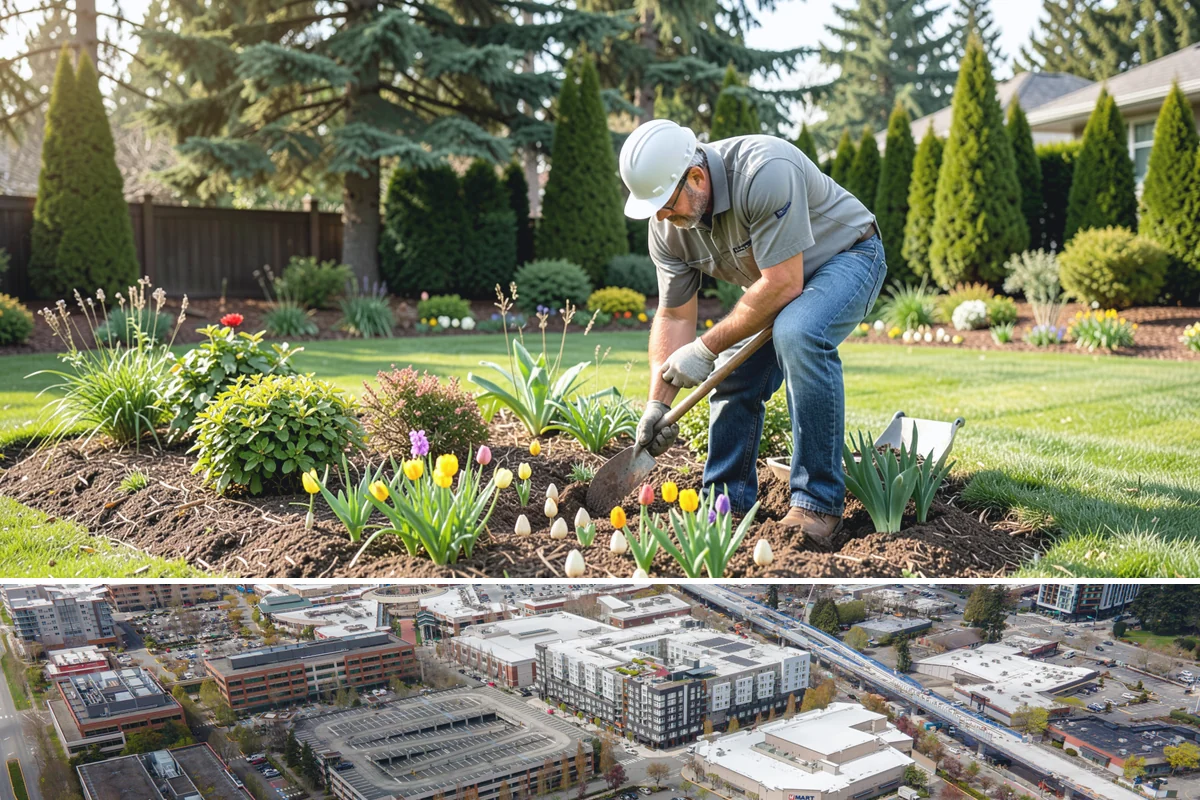Interlocking Paver Installation in Redmond, King County, WA - Best installed spring through fall so the base compacts dry, giving a stable, interlocked surface before winter saturation.