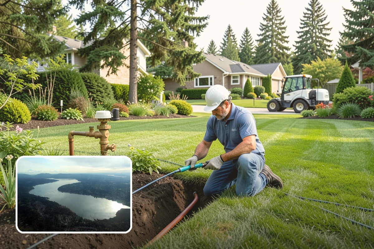 Interlocking Paver Installation in Sammamish, King County, WA - Interlocking shapes distribute heavy loads evenly