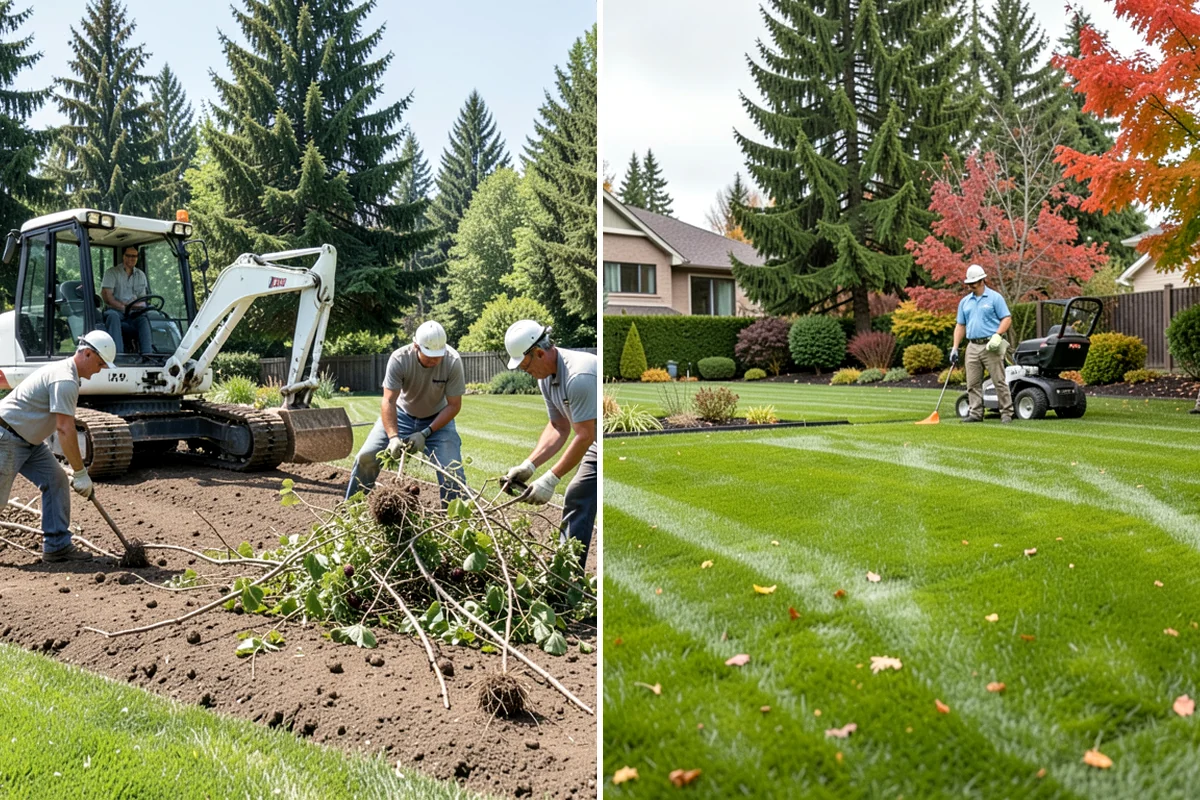 Interlocking Paver Installation in Seattle, King County, WA - Excavate and grade for load and drainage