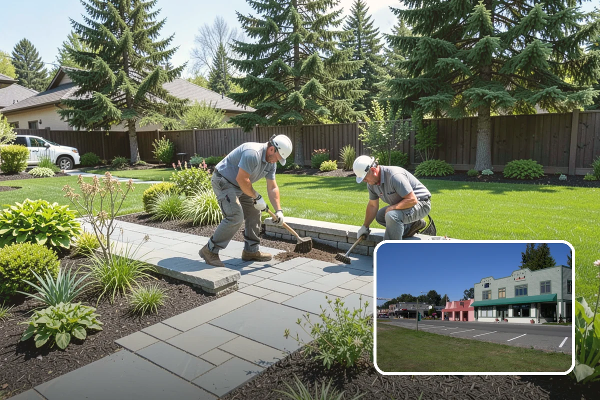 Interlocking Paver Installation in Snoqualmie, King County, WA - Interlocking shapes distribute heavy loads evenly
