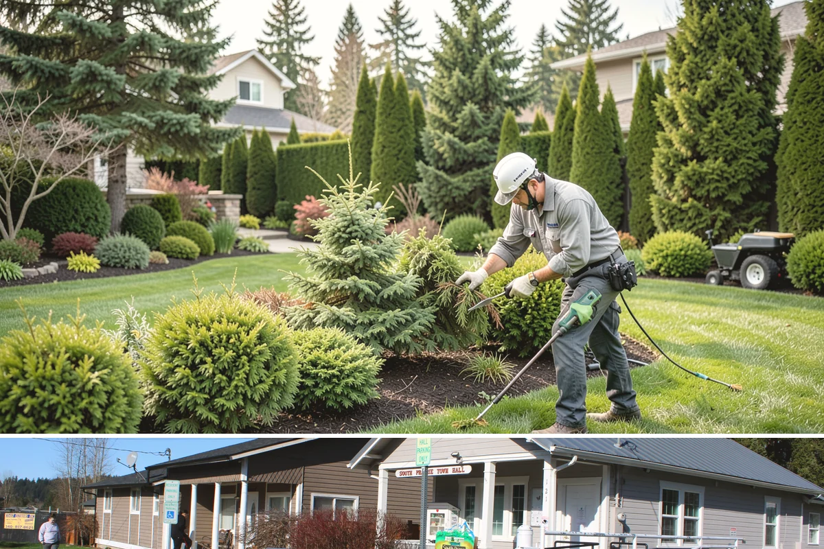 Interlocking Paver Installation in South Prairie, Pierce County, WA - Best installed spring through fall so the base compacts dry, giving a stable, interlocked surface before winter saturation.