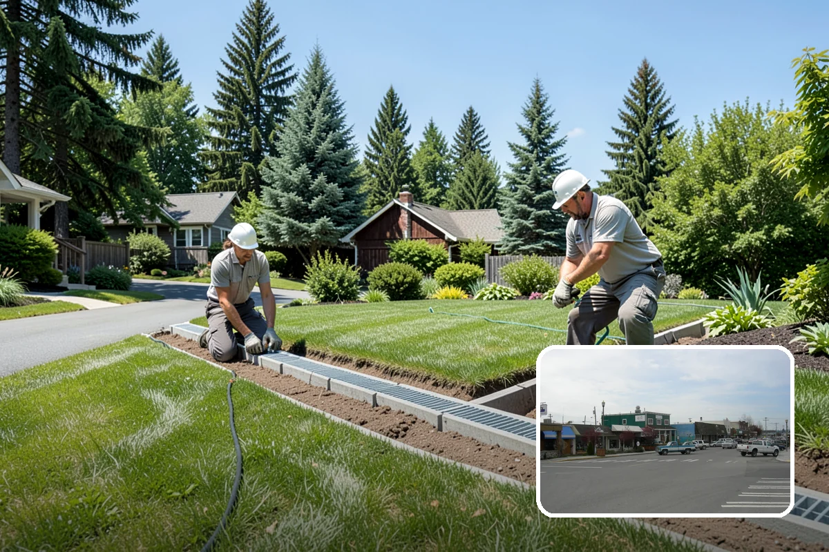 Interlocking Paver Installation in Stanwood, Snohomish County, WA - Interlocking shapes distribute heavy loads evenly