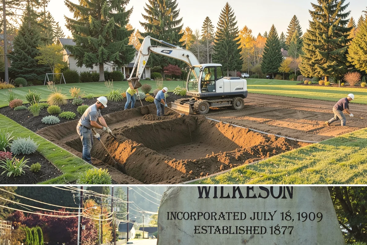 Interlocking Paver Installation in Wilkeson, Pierce County, WA - Best installed spring through fall so the base compacts dry, giving a stable, interlocked surface before winter saturation.