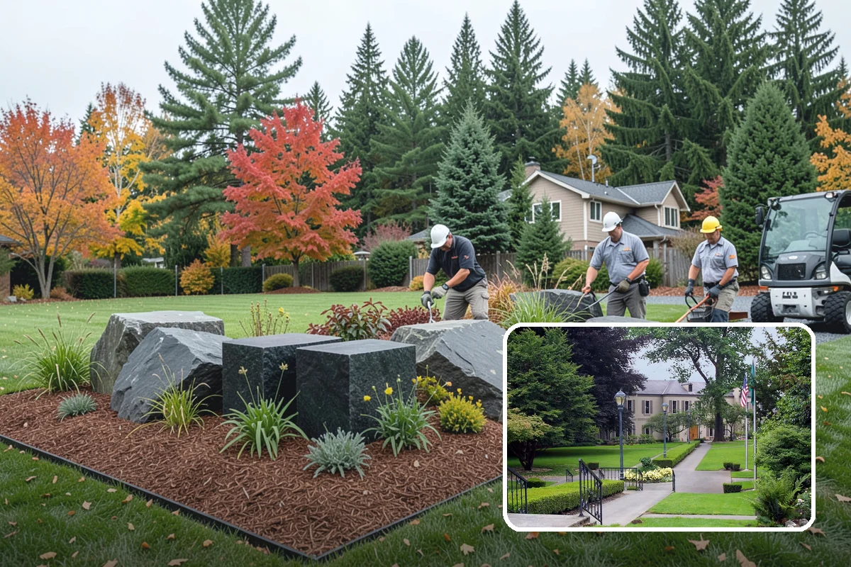 Interlocking Paver Installation in Woodinville, King County, WA - Interlocking shapes distribute heavy loads evenly