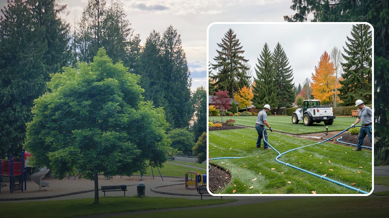 Irrigation Installation in Bonney Lake, Pierce County, WA - We design and install efficient underground sprinkler and drip systems built for Western Washington lawns, gardens, and mixed...