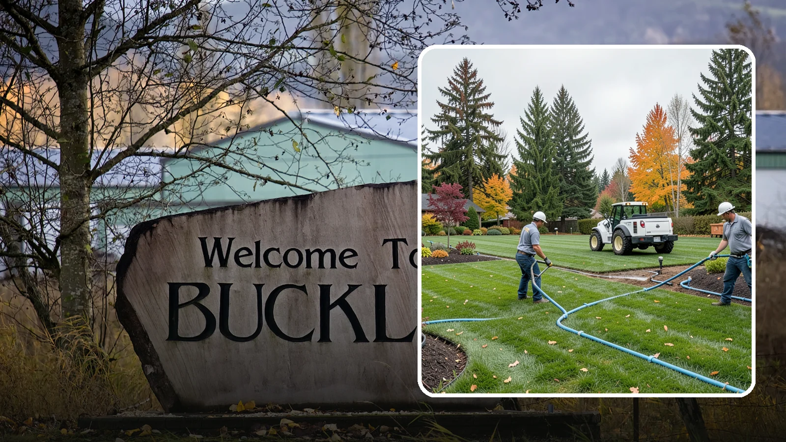 Irrigation Installation in Buckley, Pierce County, WA - We design and install efficient underground sprinkler and drip systems built for Western Washington lawns, gardens, and mixed...