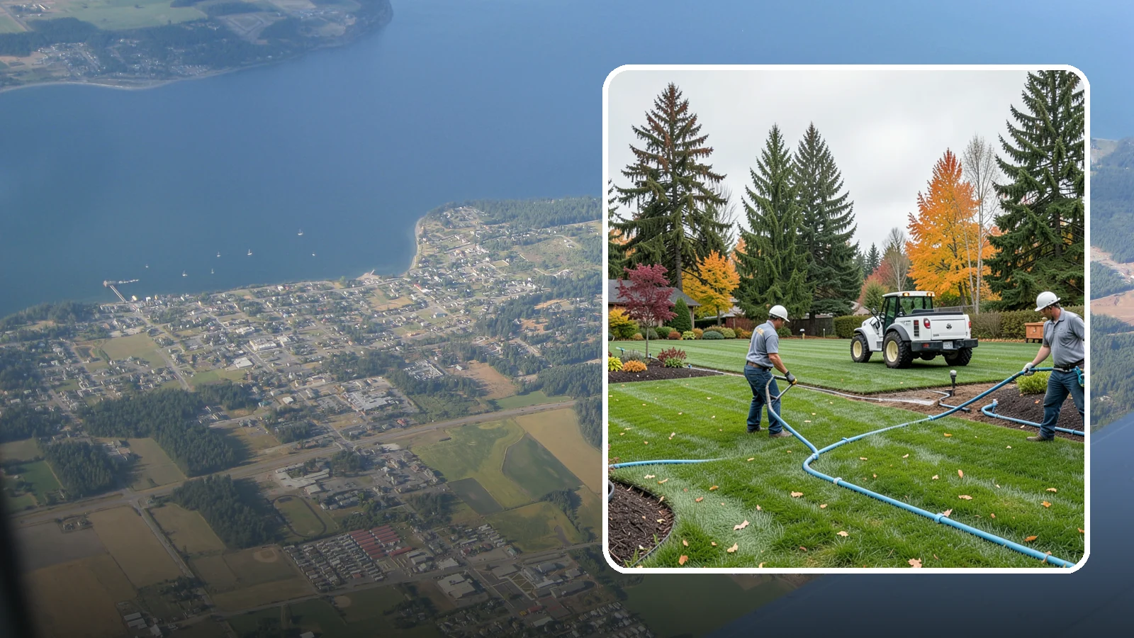 Irrigation Installation in Coupeville, Island County, WA - We design and install efficient underground sprinkler and drip systems built for Western Washington lawns, gardens, and mixed...