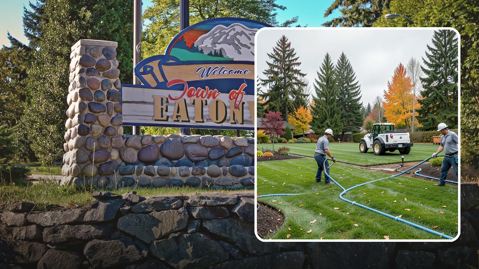 Irrigation Installation in Eatonville, Pierce County, WA - We design and install efficient underground sprinkler and drip systems built for Western Washington lawns, gardens, and mixed...