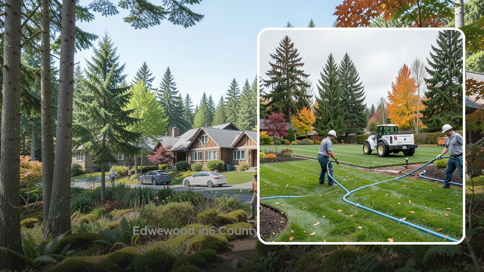 Irrigation Installation in Edgewood, Pierce County, WA - We design and install efficient underground sprinkler and drip systems built for Western Washington lawns, gardens, and mixed...