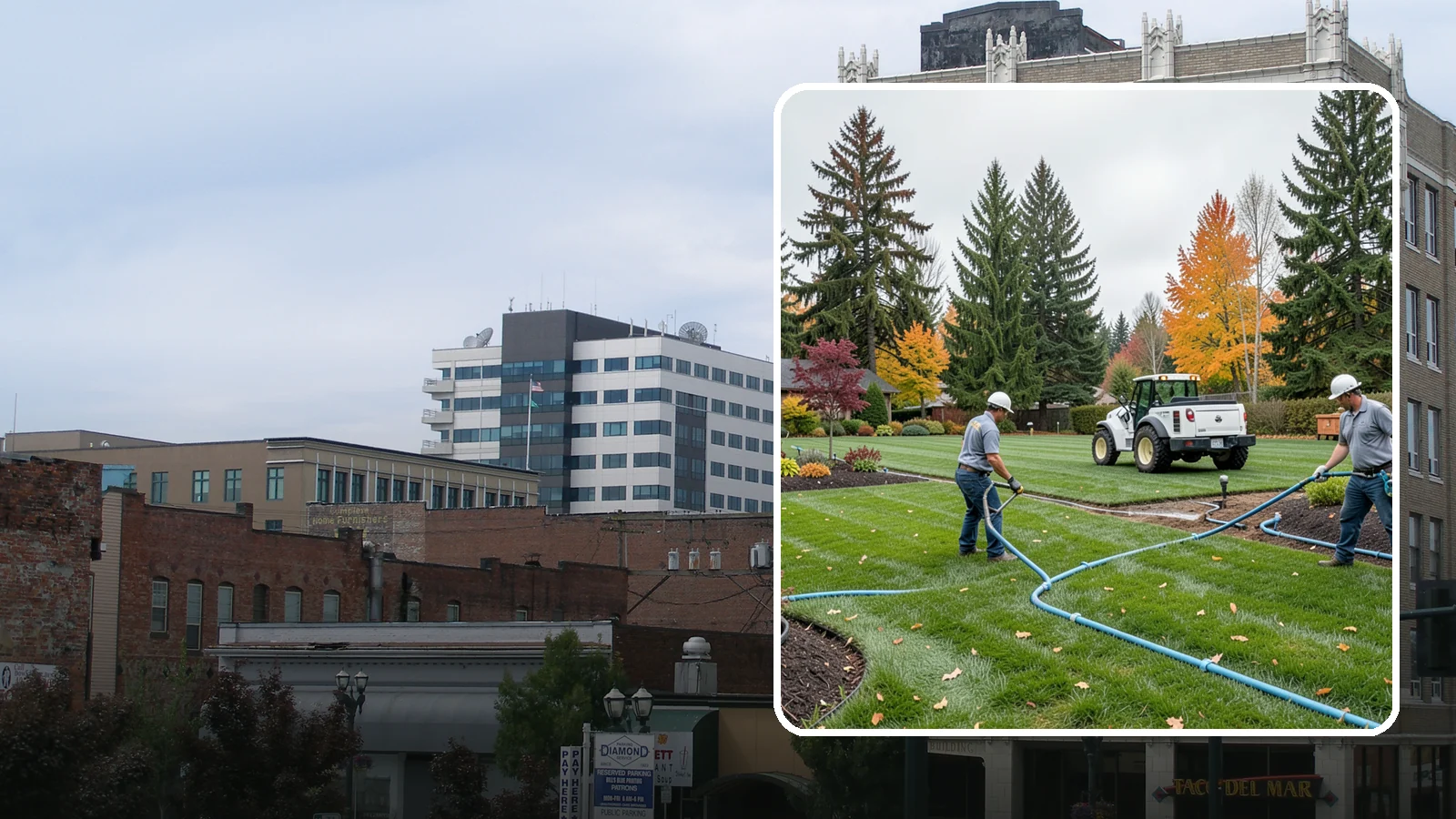 Irrigation Installation in Everett, Snohomish County, WA - We design and install efficient underground sprinkler and drip systems built for Western Washington lawns, gardens, and mixed...