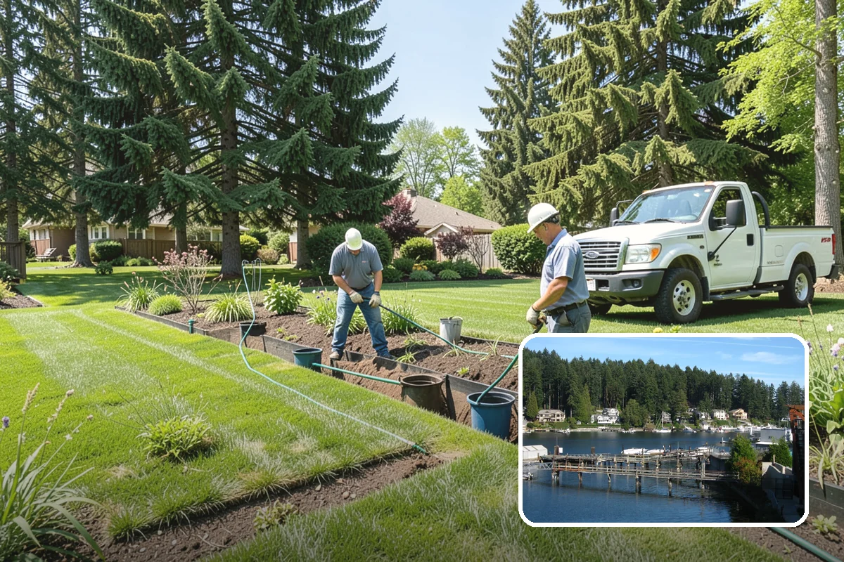 Irrigation Installation in Gig Harbor, Pierce County, WA - Even coverage tailored to sun and shade micro-zones