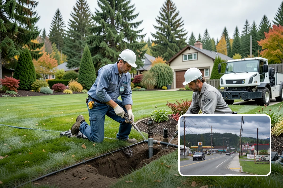 Irrigation Installation in Granite Falls, Snohomish County, WA - Even coverage tailored to sun and shade micro-zones