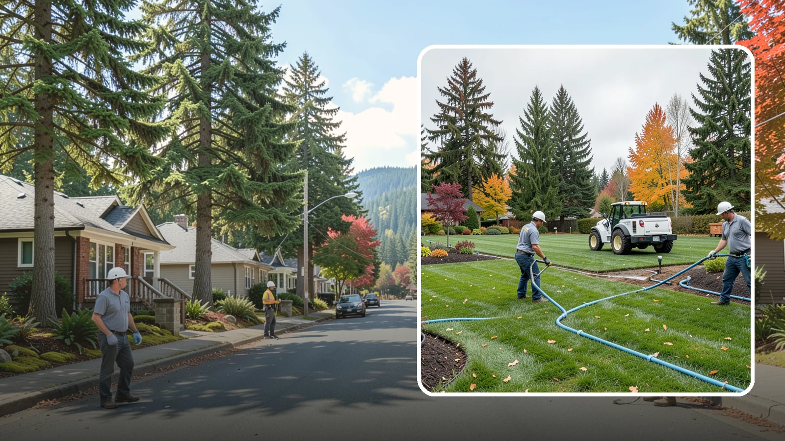 Irrigation Installation in Hunts Point, King County, WA - We design and install efficient underground sprinkler and drip systems built for Western Washington lawns, gardens, and mixed...