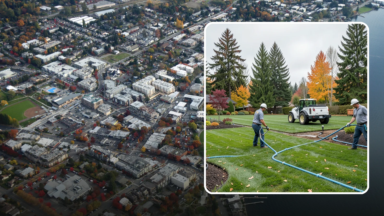 Irrigation Installation in Kirkland, King County, WA - We design and install efficient underground sprinkler and drip systems built for Western Washington lawns, gardens, and mixed...