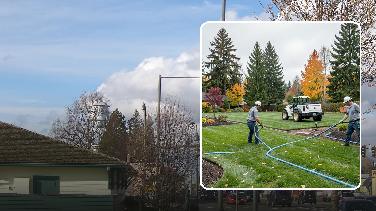 Irrigation Installation in Marysville, Snohomish County, WA - We design and install efficient underground sprinkler and drip systems built for Western Washington lawns, gardens, and mixed...
