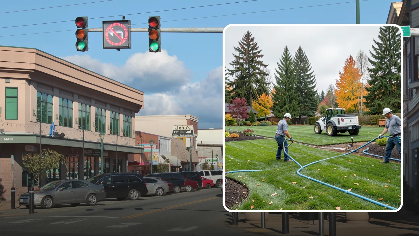 Irrigation Installation in Monroe, Snohomish County, WA - We design and install efficient underground sprinkler and drip systems built for Western Washington lawns, gardens, and mixed...
