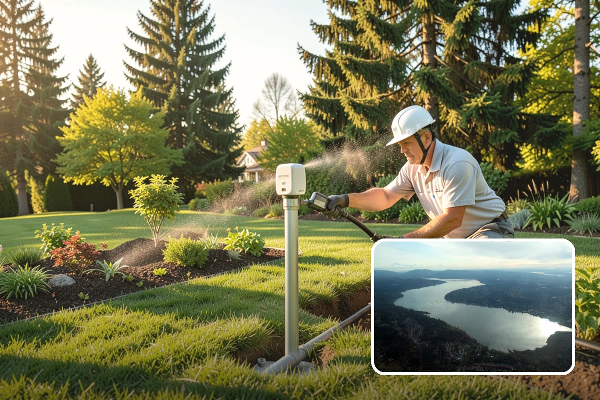 Irrigation Installation in Sammamish, King County, WA - Even coverage tailored to sun and shade micro-zones