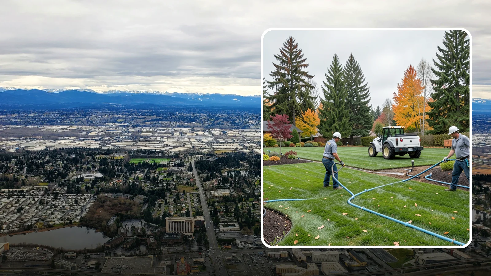 Irrigation Installation in SeaTac, King County, WA - We design and install efficient underground sprinkler and drip systems built for Western Washington lawns, gardens, and mixed...