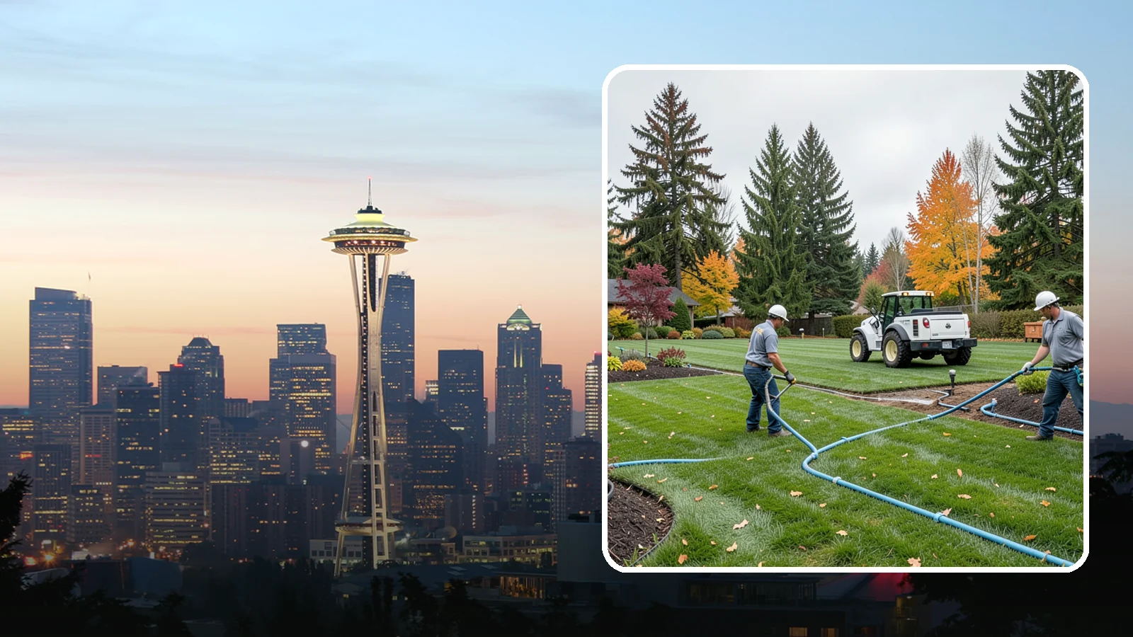 Irrigation Installation in Seattle, King County, WA - We design and install efficient underground sprinkler and drip systems built for Western Washington lawns, gardens, and mixed...