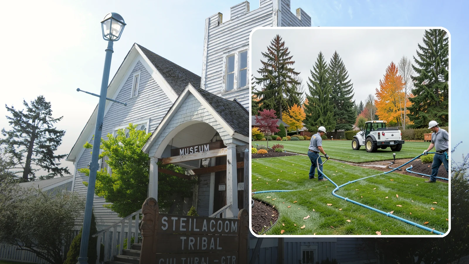 Irrigation Installation in Steilacoom, Pierce County, WA - We design and install efficient underground sprinkler and drip systems built for Western Washington lawns, gardens, and mixed...