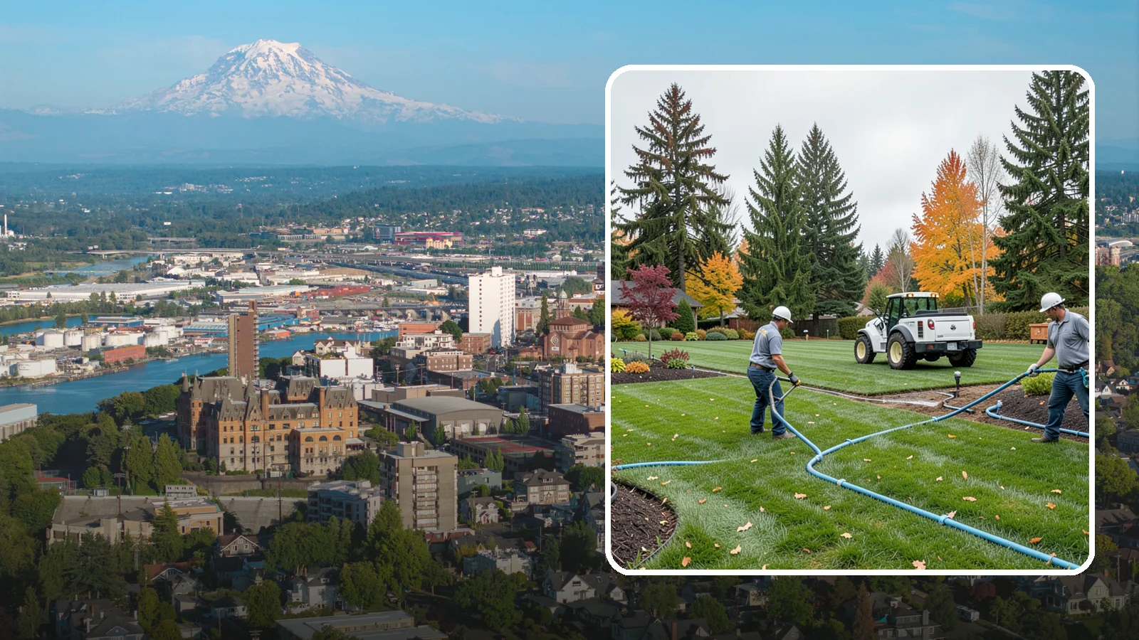 Irrigation Installation in Tacoma, Pierce County, WA - We design and install efficient underground sprinkler and drip systems built for Western Washington lawns, gardens, and mixed...