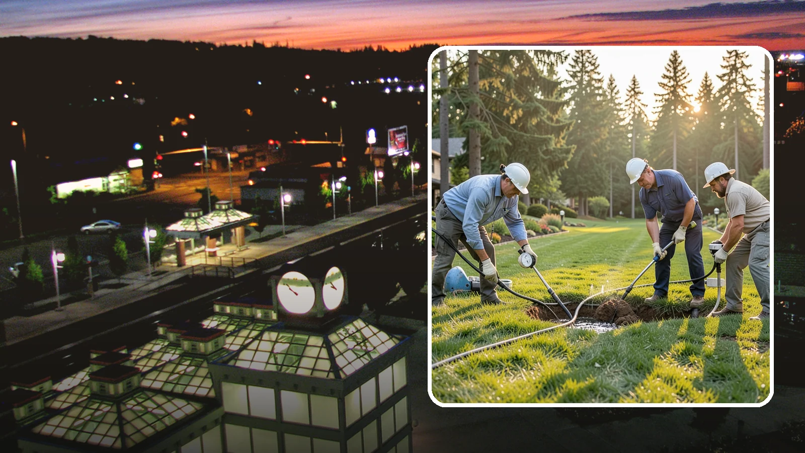 Irrigation Leak Detection in Auburn, King County, WA - We locate hidden irrigation leaks causing soggy spots, high water bills, or pressure loss without needlessly digging up your yard.