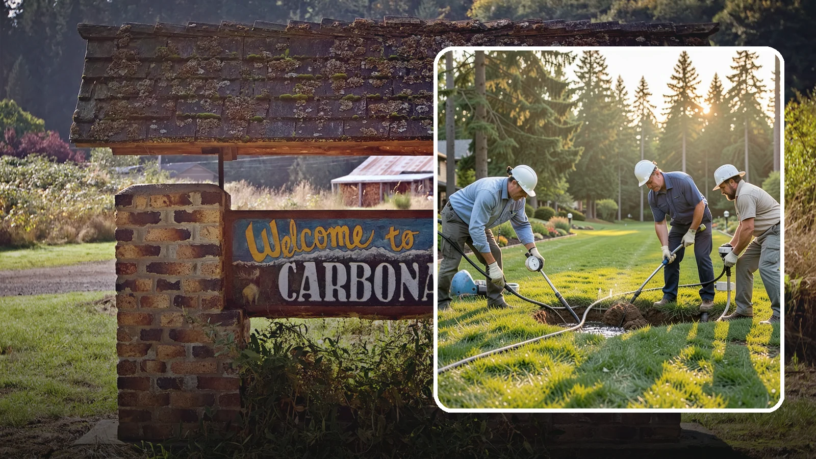 Irrigation Leak Detection in Carbonado, Pierce County, WA - We locate hidden irrigation leaks causing soggy spots, high water bills, or pressure loss without needlessly digging up your yard.