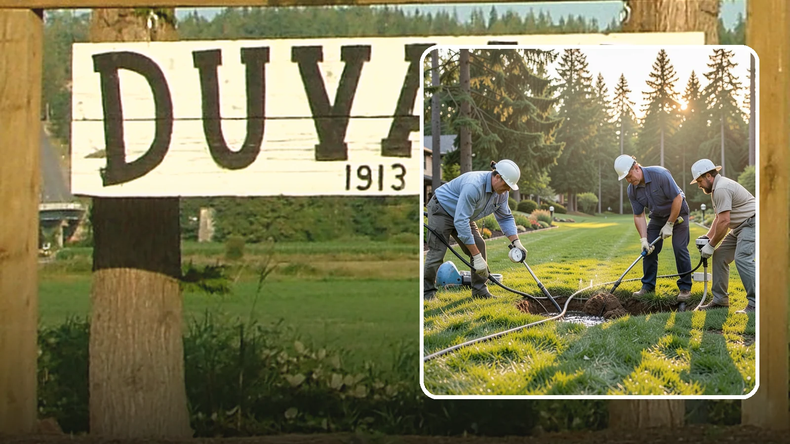 Irrigation Leak Detection in Duvall, King County, WA - We locate hidden irrigation leaks causing soggy spots, high water bills, or pressure loss without needlessly digging up your yard.