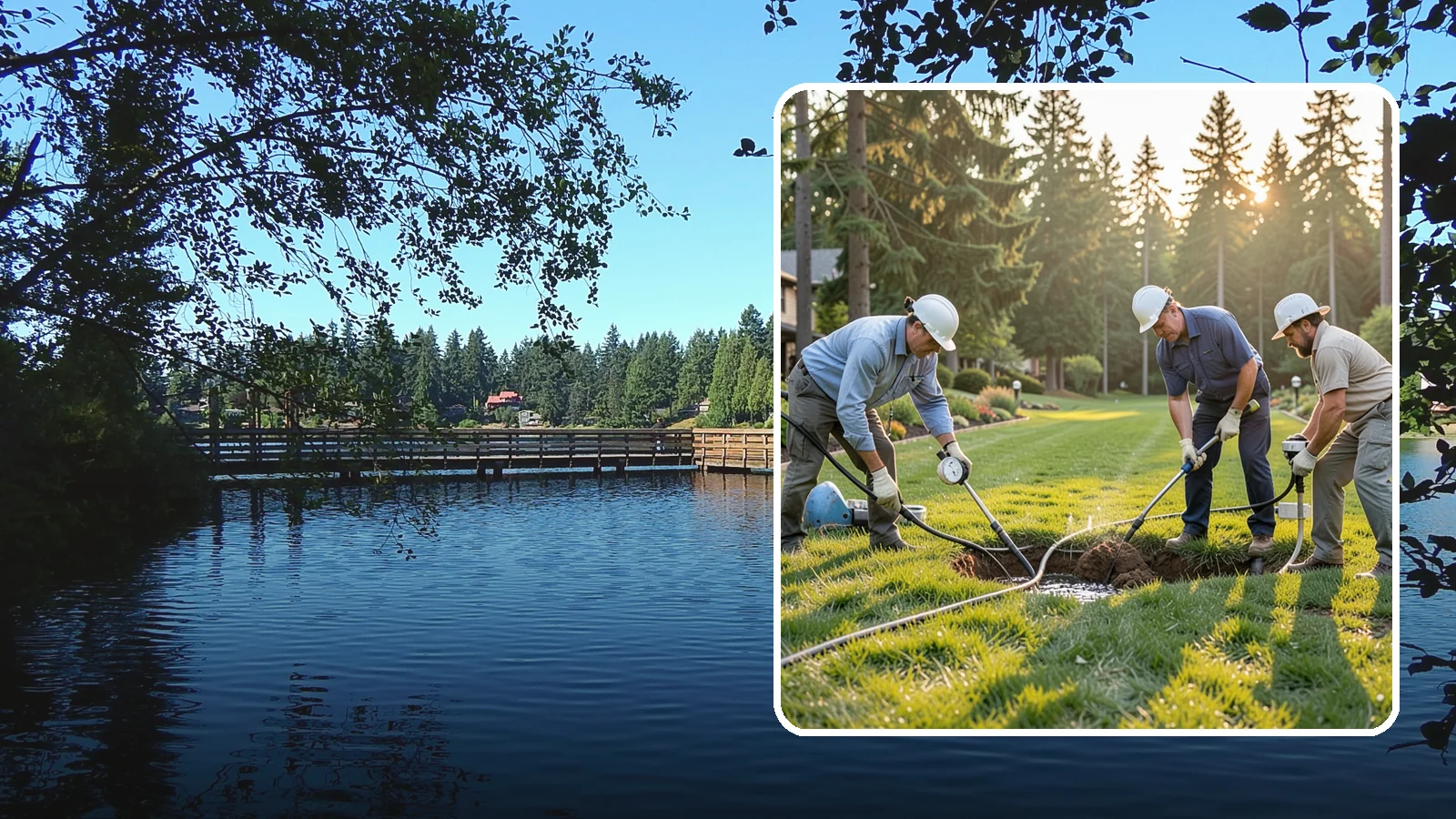 Irrigation Leak Detection in Federal Way, King County, WA - We locate hidden irrigation leaks causing soggy spots, high water bills, or pressure loss without needlessly digging up your yard.