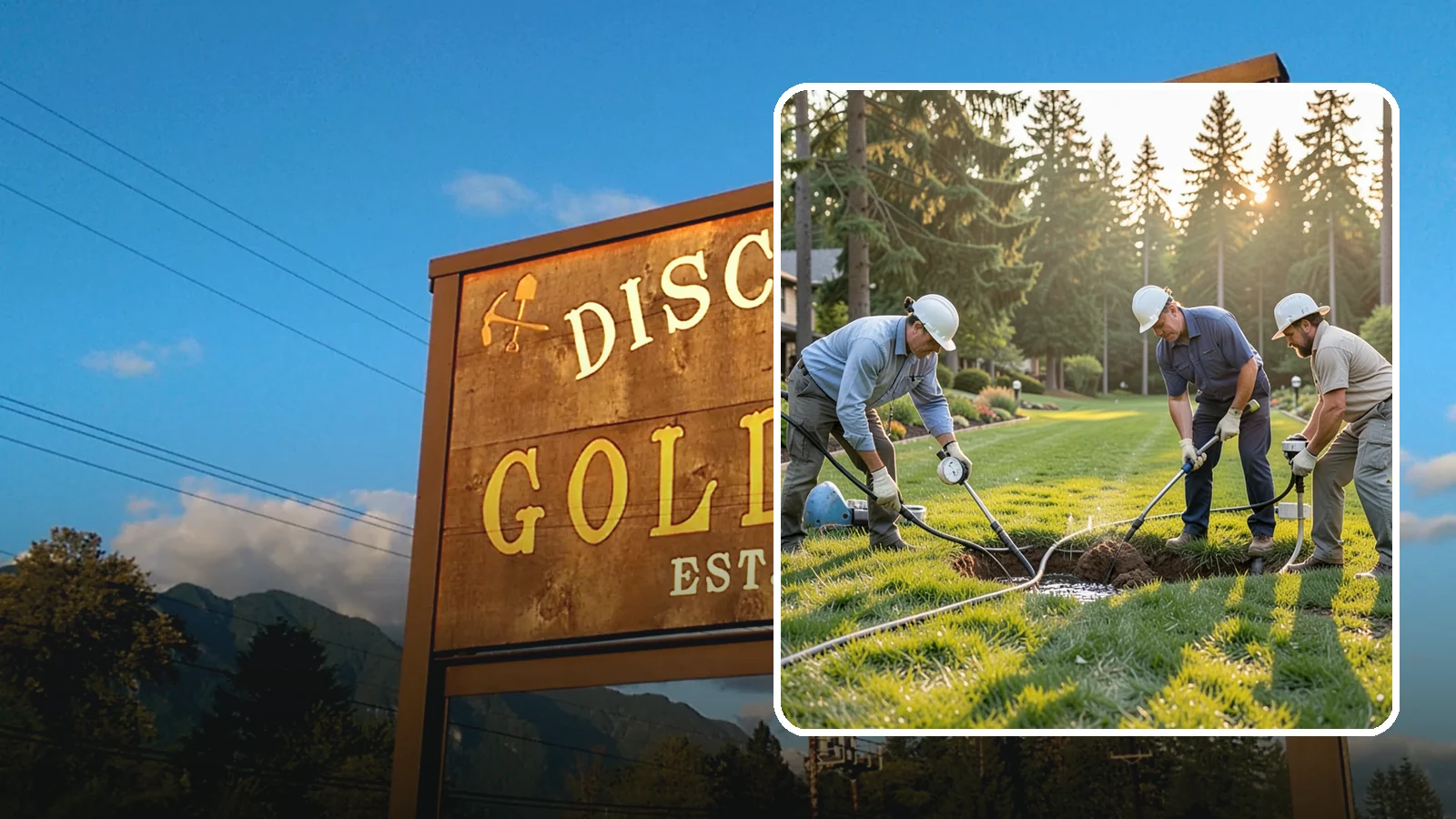 Irrigation Leak Detection in Gold Bar, Snohomish County, WA - We locate hidden irrigation leaks causing soggy spots, high water bills, or pressure loss without needlessly digging up your yard.