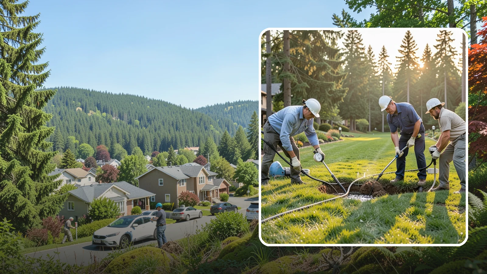 Irrigation Leak Detection in Index, Snohomish County, WA - We locate hidden irrigation leaks causing soggy spots, high water bills, or pressure loss without needlessly digging up your yard.