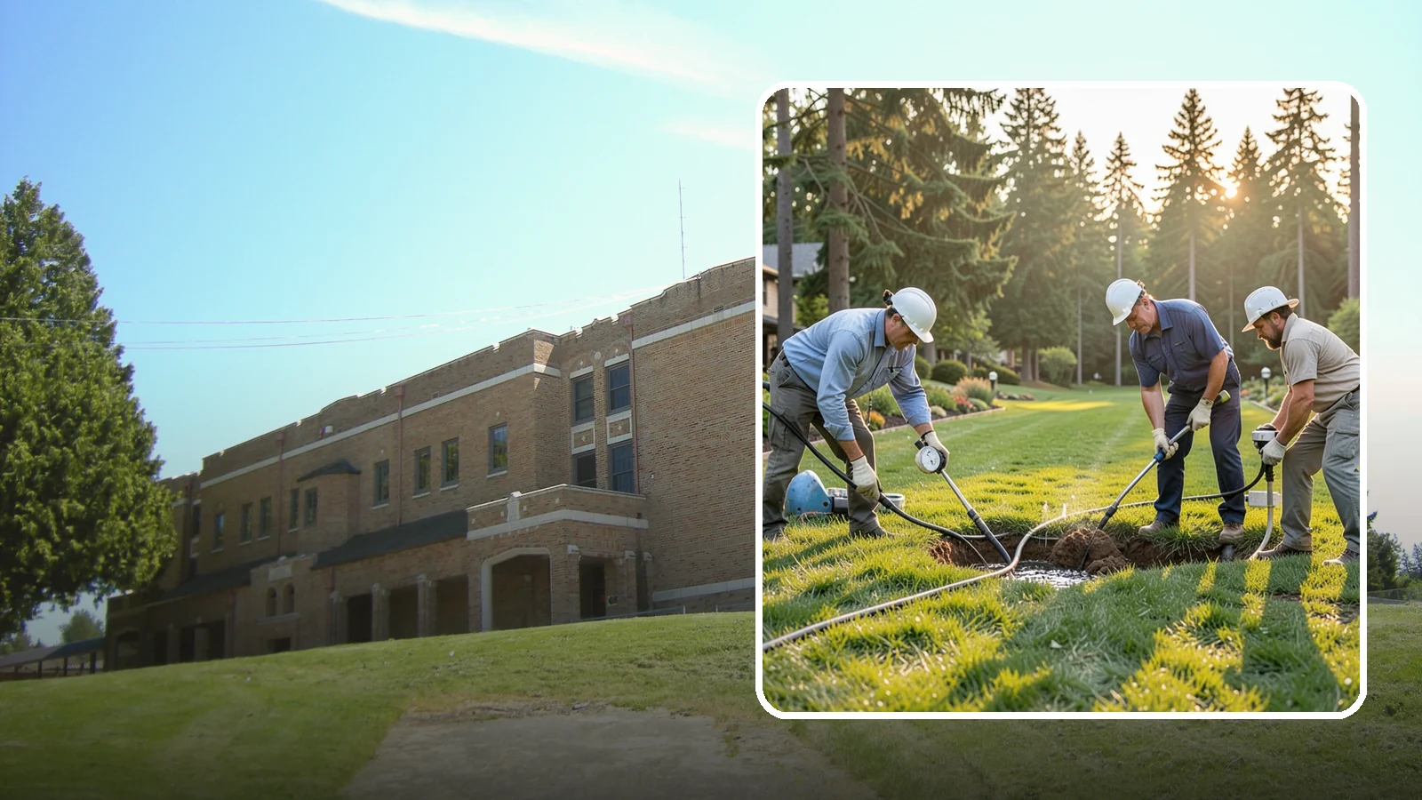 Irrigation Leak Detection in Maple Valley, King County, WA - We locate hidden irrigation leaks causing soggy spots, high water bills, or pressure loss without needlessly digging up your yard.