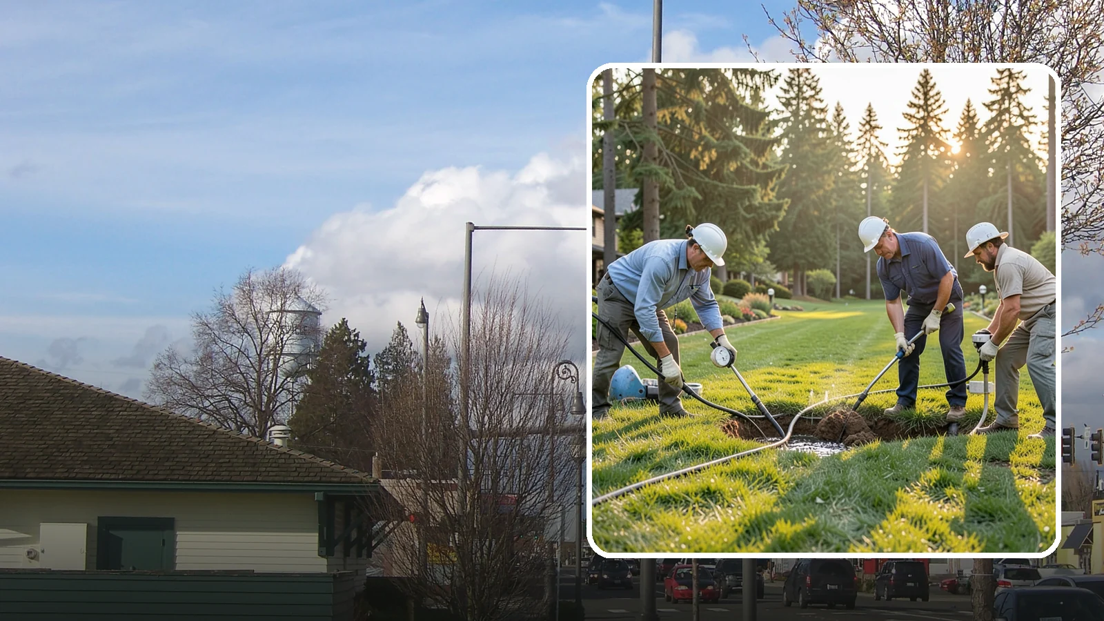 Irrigation Leak Detection in Marysville, Snohomish County, WA - We locate hidden irrigation leaks causing soggy spots, high water bills, or pressure loss without needlessly digging up your yard.