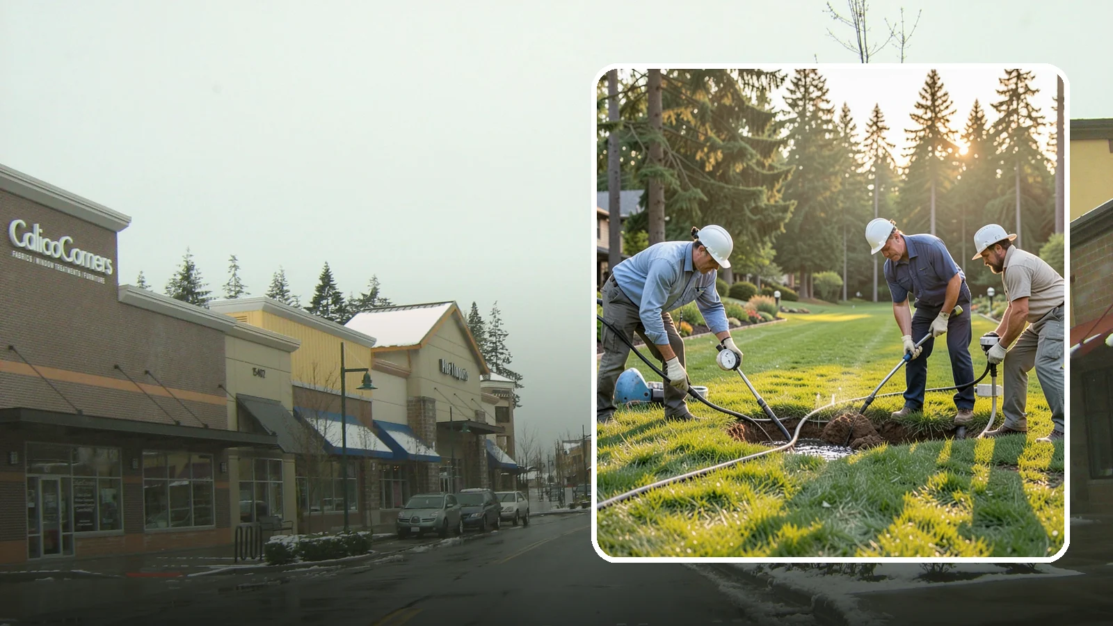 Irrigation Leak Detection in Mill Creek, Snohomish County, WA - We locate hidden irrigation leaks causing soggy spots, high water bills, or pressure loss without needlessly digging up your yard.
