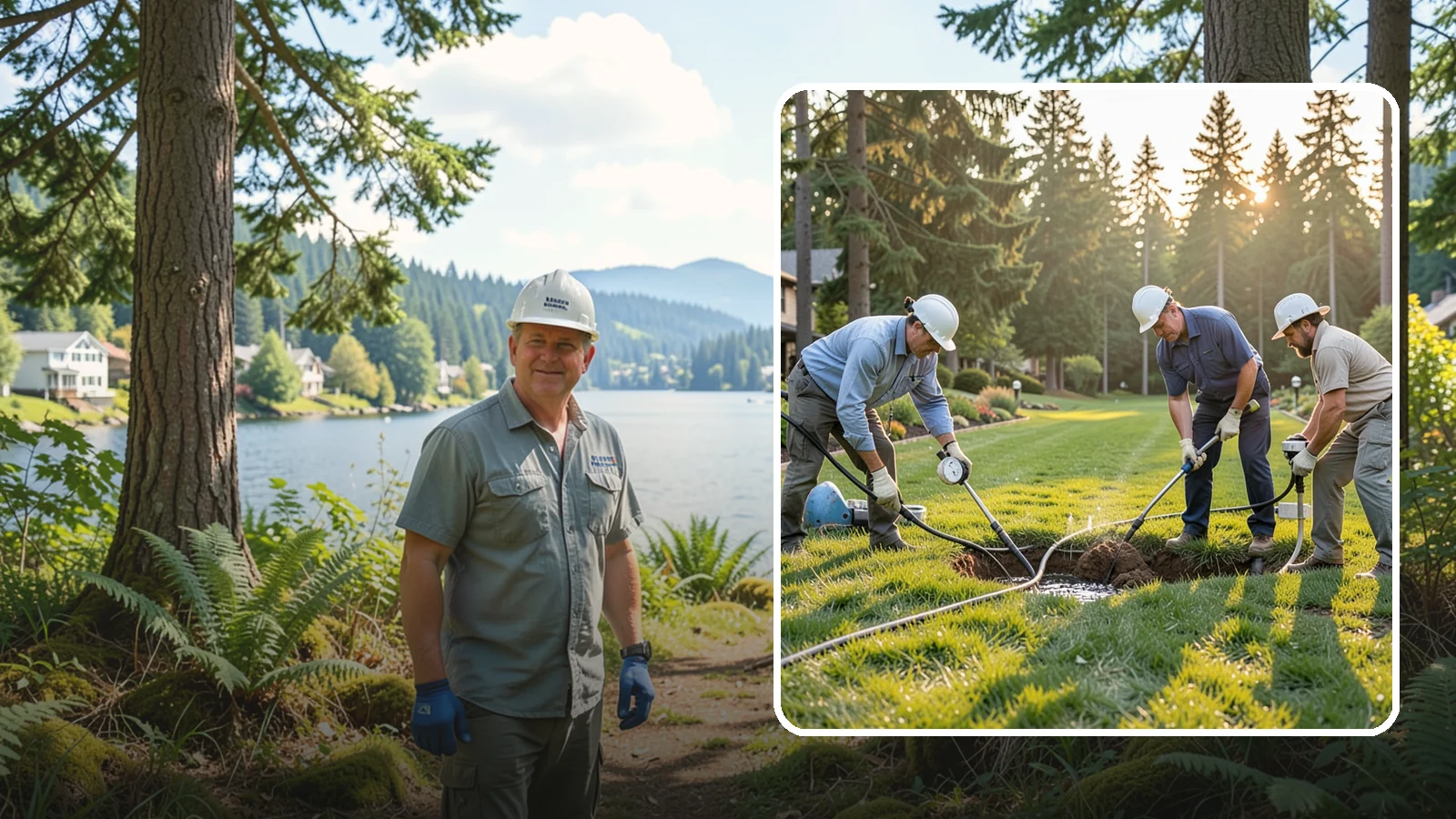 Irrigation Leak Detection in Milton, King County, WA - We locate hidden irrigation leaks causing soggy spots, high water bills, or pressure loss without needlessly digging up your yard.