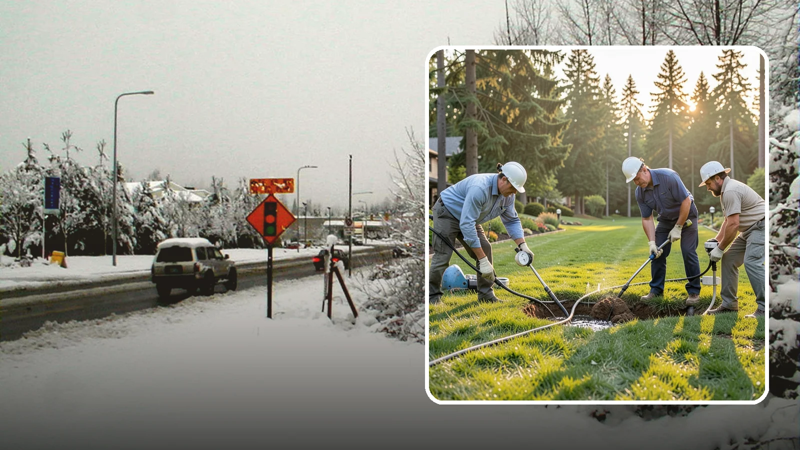 Irrigation Leak Detection in Newcastle, King County, WA - We locate hidden irrigation leaks causing soggy spots, high water bills, or pressure loss without needlessly digging up your yard.