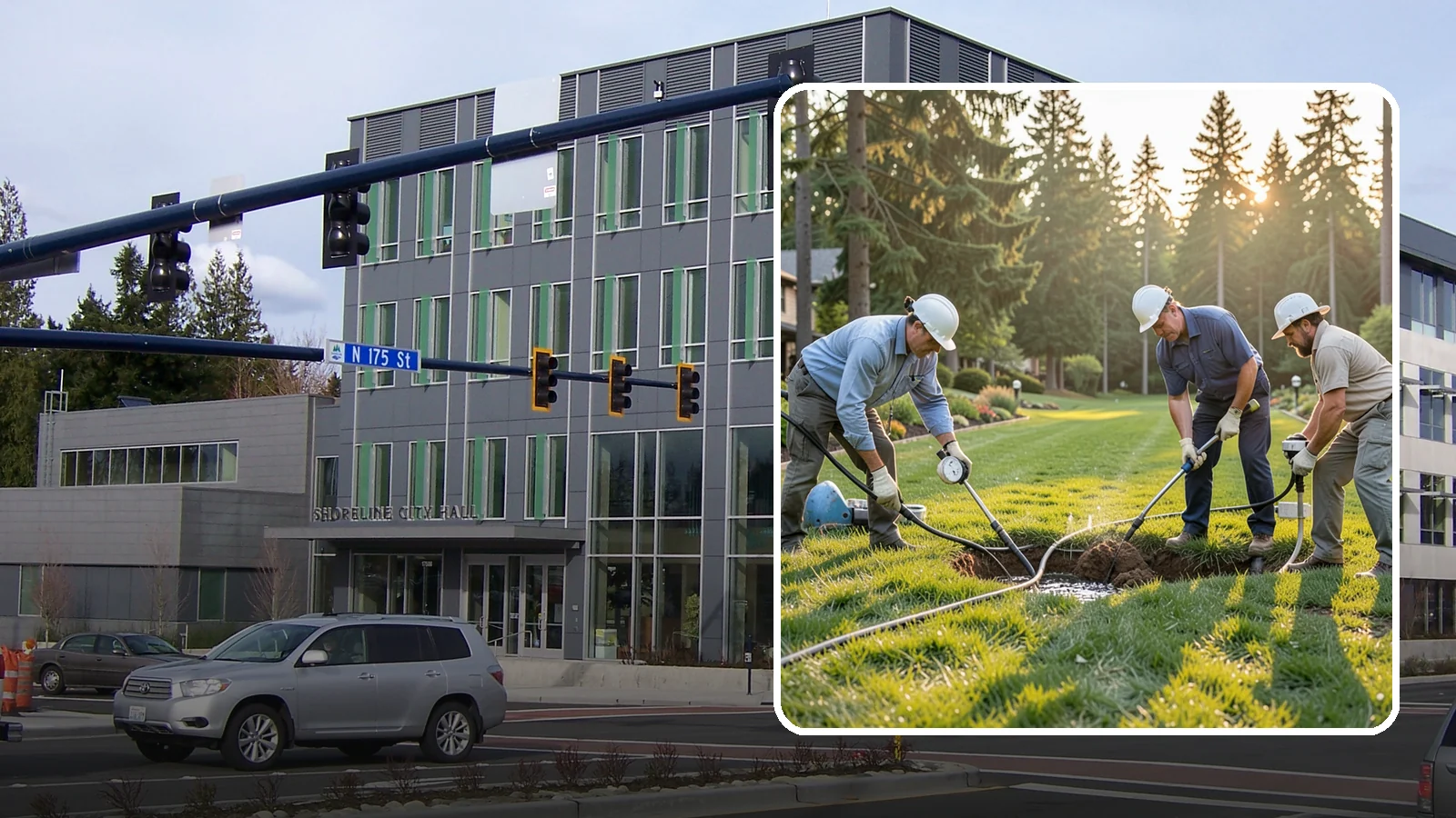 Irrigation Leak Detection in Shoreline, King County, WA - We locate hidden irrigation leaks causing soggy spots, high water bills, or pressure loss without needlessly digging up your yard.