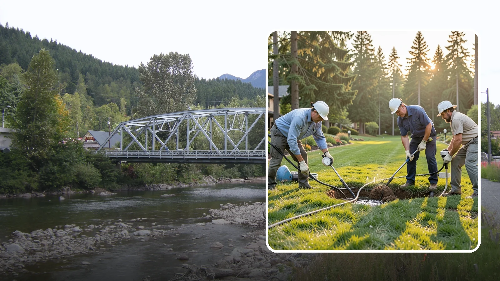 Irrigation Leak Detection in Skykomish, King County, WA - We locate hidden irrigation leaks causing soggy spots, high water bills, or pressure loss without needlessly digging up your yard.