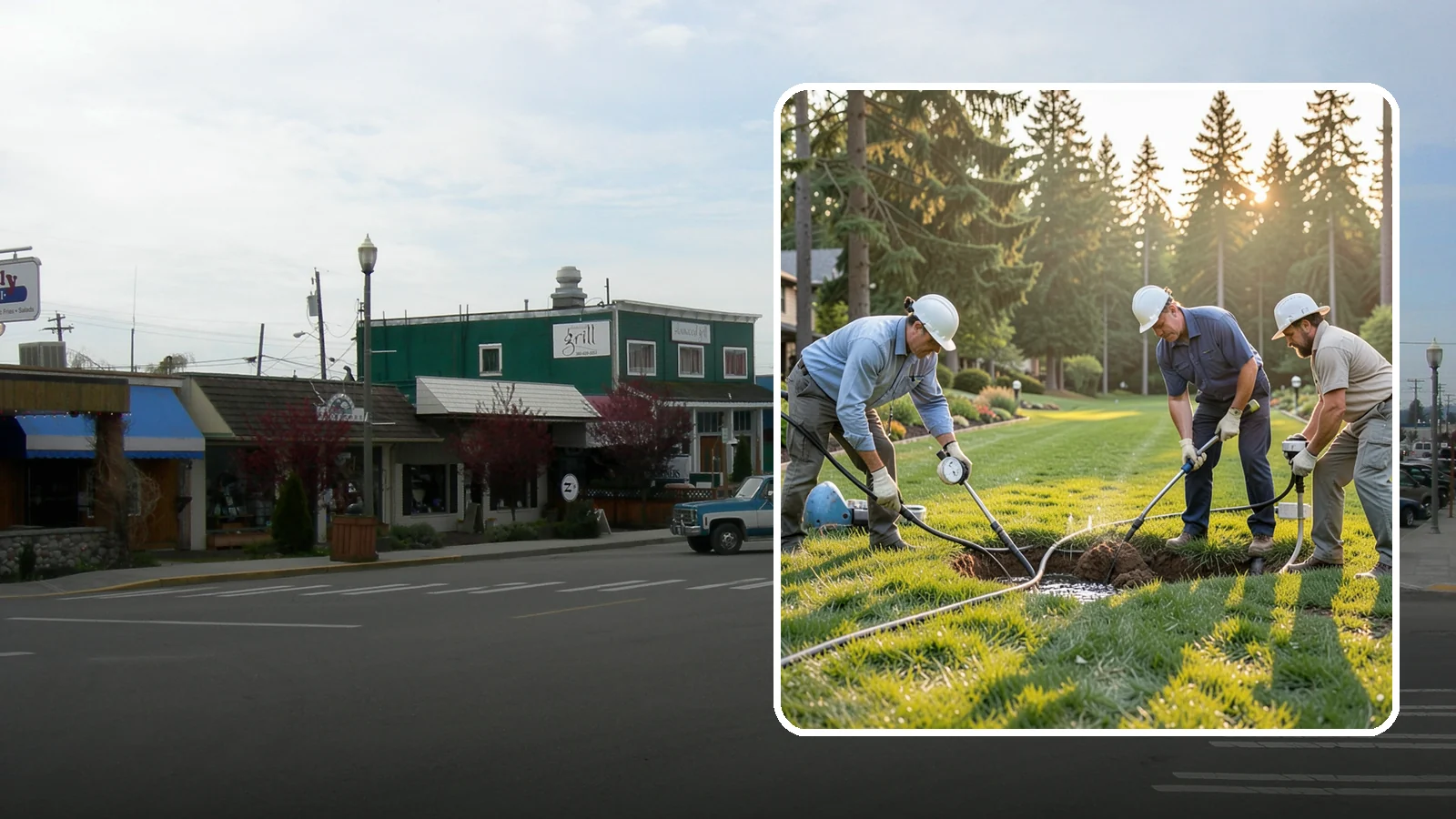 Irrigation Leak Detection in Stanwood, Snohomish County, WA - We locate hidden irrigation leaks causing soggy spots, high water bills, or pressure loss without needlessly digging up your yard.