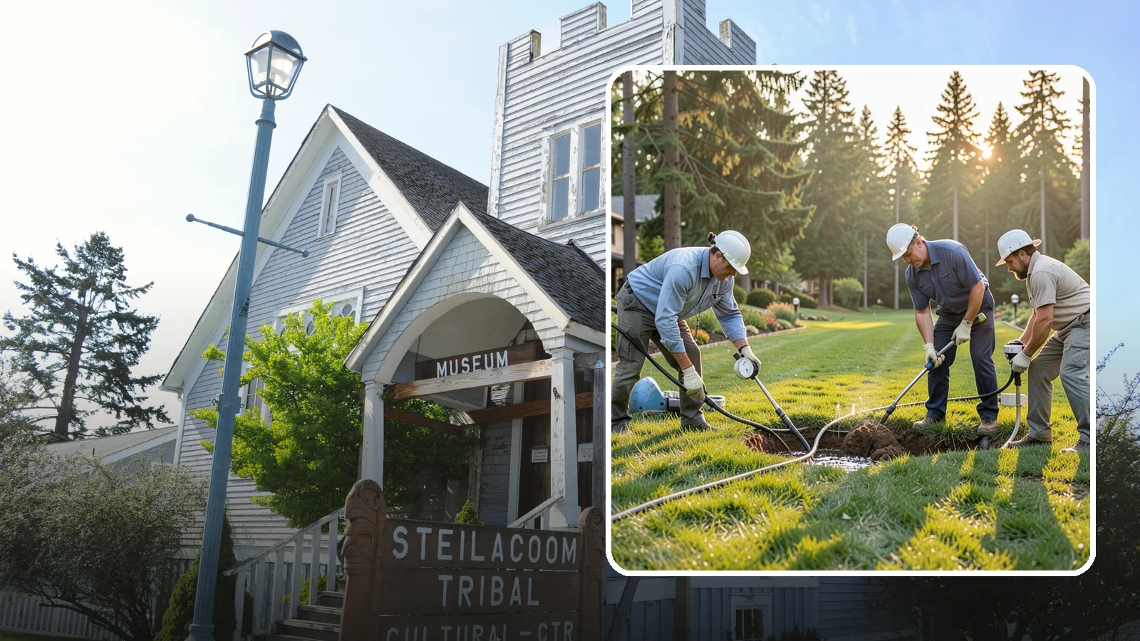 Irrigation Leak Detection in Steilacoom, Pierce County, WA - We locate hidden irrigation leaks causing soggy spots, high water bills, or pressure loss without needlessly digging up your yard.
