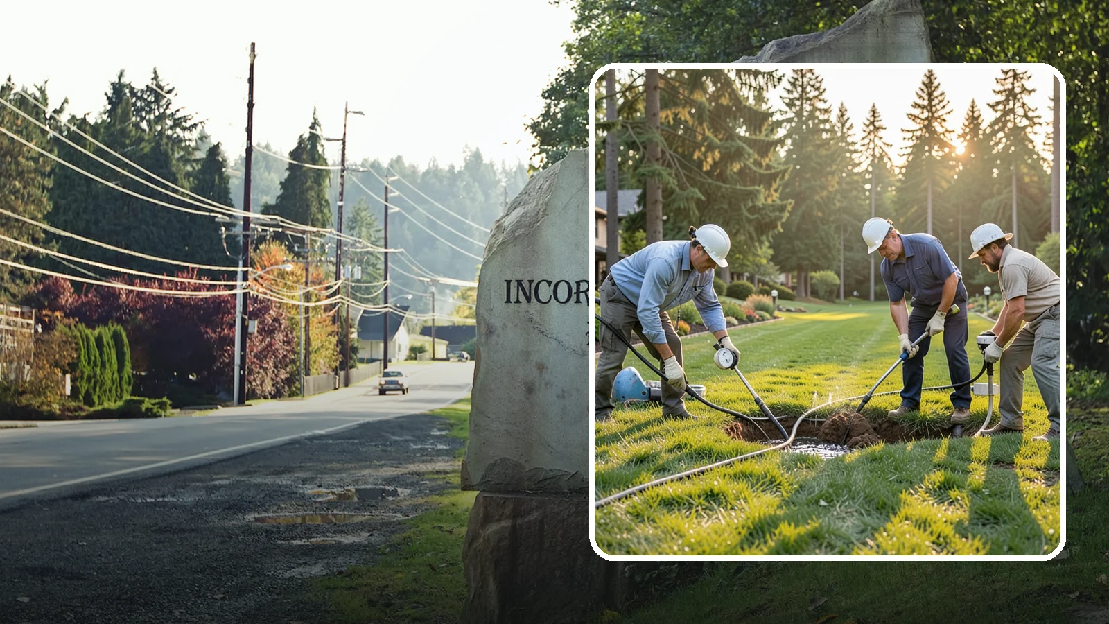 Irrigation Leak Detection in Wilkeson, Pierce County, WA - We locate hidden irrigation leaks causing soggy spots, high water bills, or pressure loss without needlessly digging up your yard.