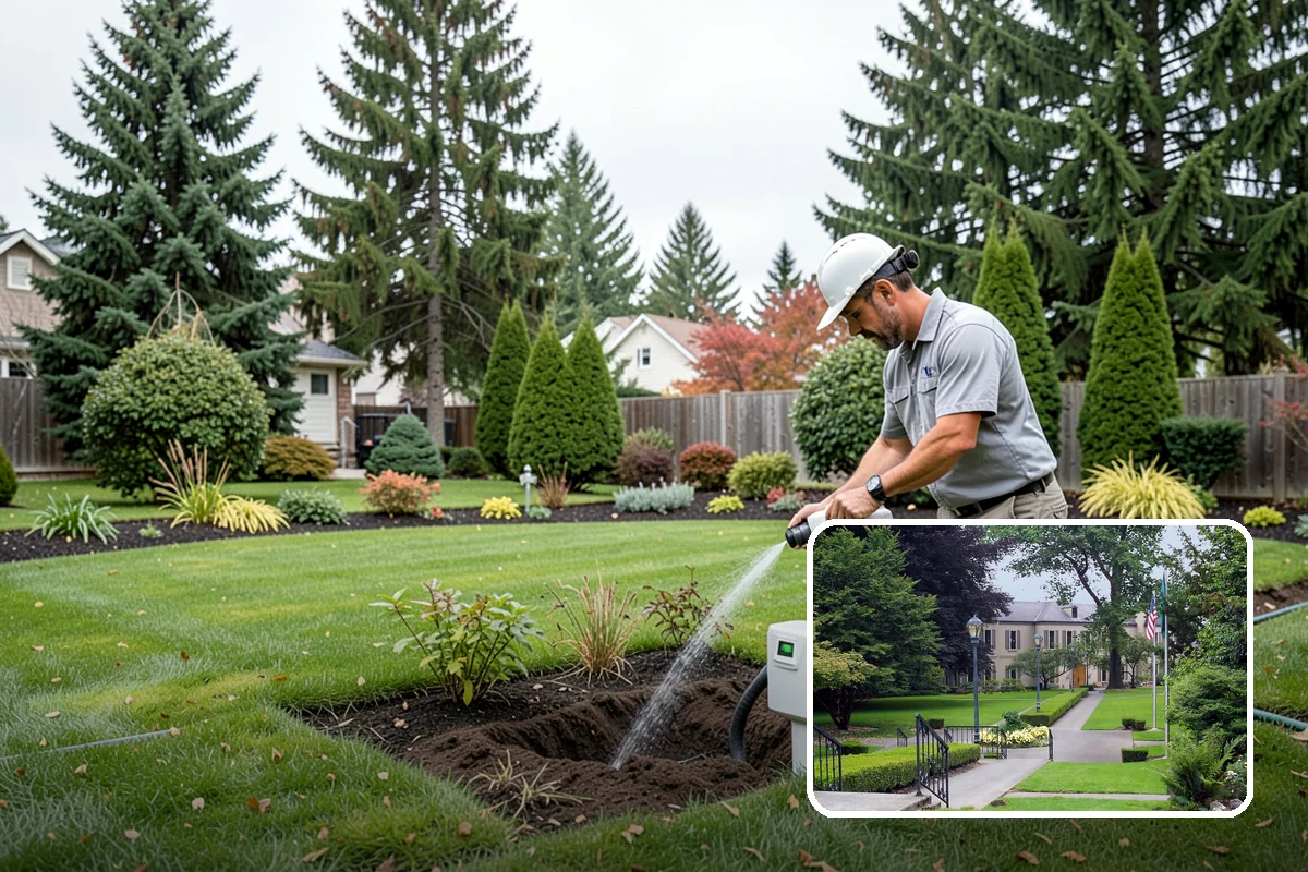 Irrigation Leak Detection in Woodinville, King County, WA - Finds leaks without tearing up the whole yard