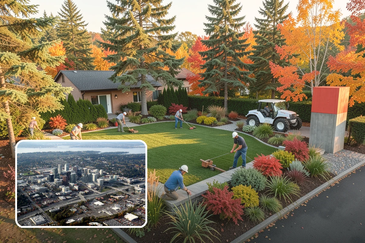 Irrigation & Maintenance in Bellevue, King County, WA - Even coverage maintained all season