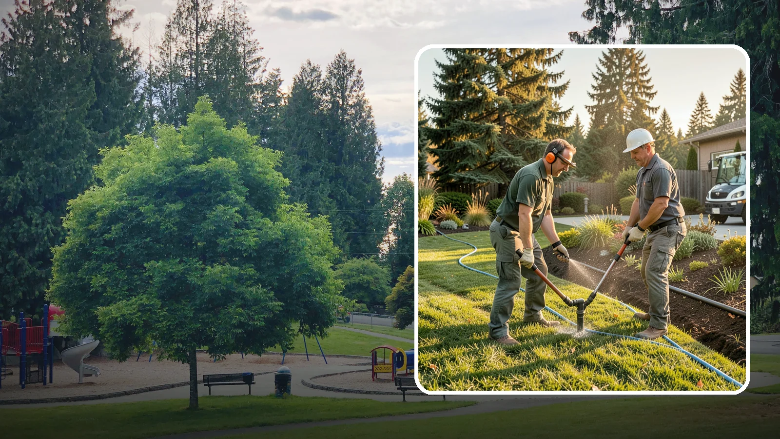 Irrigation & Maintenance in Bonney Lake, Pierce County, WA - Ongoing irrigation maintenance that keeps your system efficient, leak-free, and watering evenly all season.