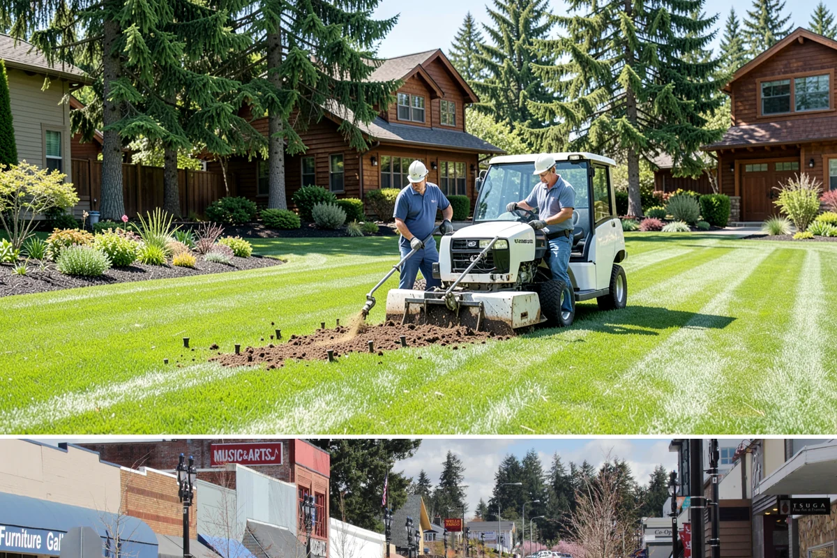Irrigation & Maintenance in Bothell, King County, WA - Delivered on a seasonal program through the watering season.