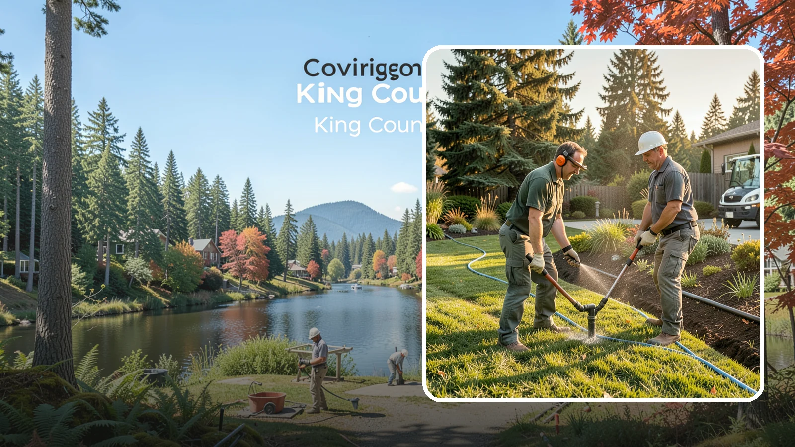 Irrigation & Maintenance in Covington, King County, WA - Ongoing irrigation maintenance that keeps your system efficient, leak-free, and watering evenly all season.