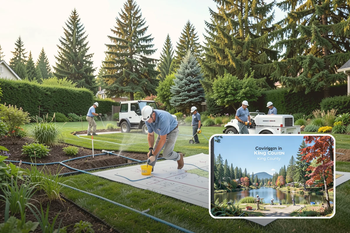 Irrigation & Maintenance in Covington, King County, WA - Even coverage maintained all season
