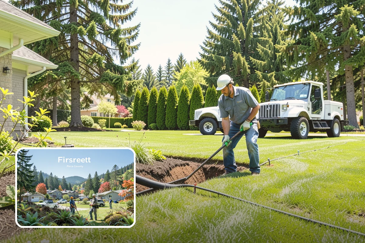 Irrigation & Maintenance in Fircrest, Pierce County, WA - Even coverage maintained all season